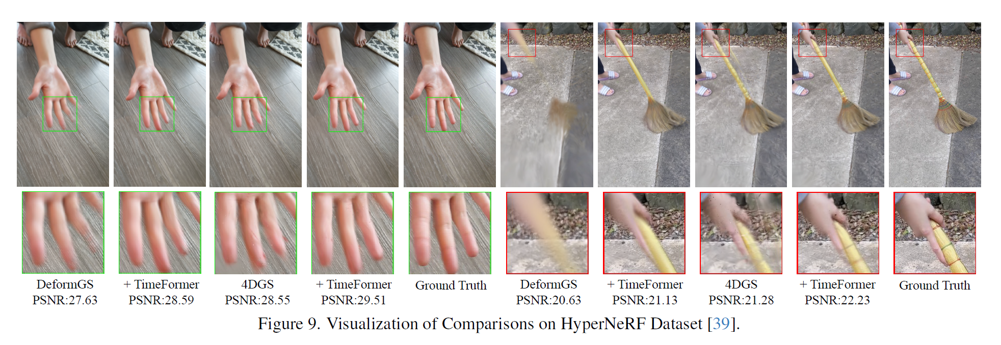 Figure 9: HyperNeRF 데이터셋 비교